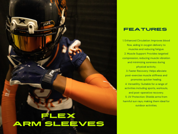 Flex Football Arm Sleeves